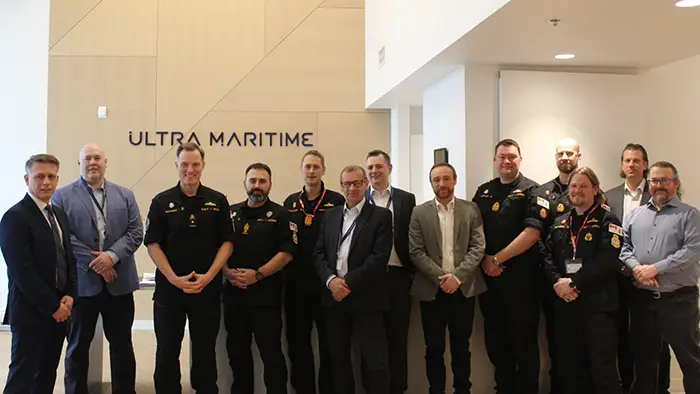 Ultra Maritime hosts Royal Canadian Navy group
